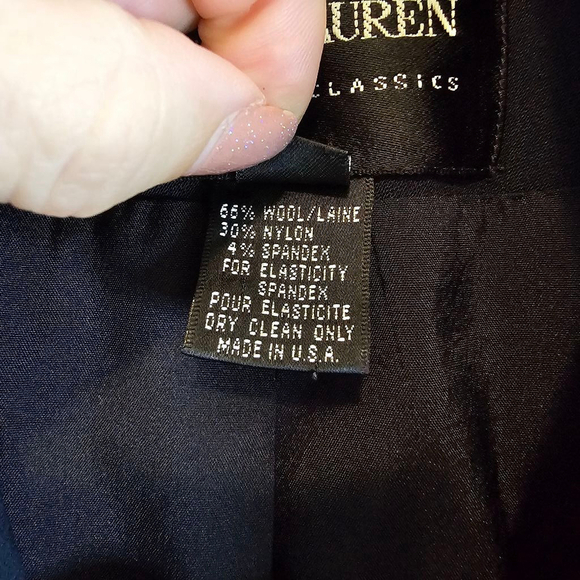 Women's Ralph Lauren Blazer, Size 4, Navy - Picture 5 of 7